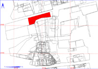 Shows location of spit 011AEA in relation to the rest of Site 11