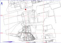 Shows location of spit 011AE00029 in relation to the rest of Site 11