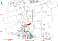 Shows location of trench 011AB10009 in relation to the rest of Site 11