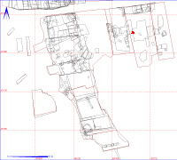 Shows location of spit 12AB460 in relation to the rest of Site 12