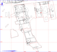 Shows location of spit 12AC74 in relation to the rest of Site 12