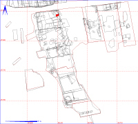 Shows location of spit 12AD543 in relation to the rest of Site 12