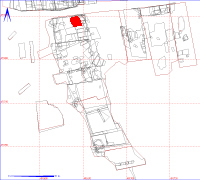 Shows location of spit 12AD658 in relation to the rest of Site 12