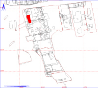 Shows location of spit 12AD675 in relation to the rest of Site 12