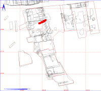 Shows location of spit 12AD607 in relation to the rest of Site 12