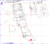 Shows location of spits 12AG2 and 12AG10  in relation to the rest of Site 12