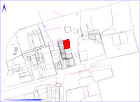 Shows location of spit 2CA102 in relation to the rest of Site 2