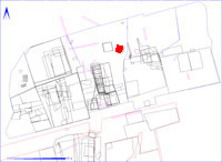 Shows location of spit 2CA1032 in relation to the rest of Site 2