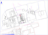 Shows location of spit 2CA1044 in relation to the rest of Site 2