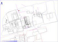 Shows location of spit 2CA1077 in relation to the rest of Site 2