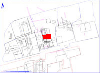 Shows location of spit 2CA241 in relation to the rest of Site 2