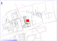 Shows location of spit 2CA297 in relation to the rest of Site 2