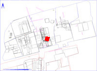 Shows location of spit 2CA318 in relation to the rest of Site 2