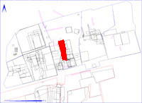 Shows location of spit 2CA47 in relation to the rest of Site 2