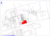 Shows location of spit 2CA59 in relation to the rest of Site 2