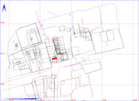 Shows location of spit 002CA000810 in relation to the rest of Site 2