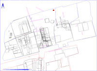 Shows location of spit 2CA845 in relation to the rest of Site 2