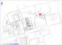 Shows location of layer 2CB33 in relation to the rest of Site 2