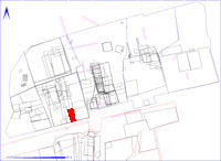 Shows location of layer 2DB6 in relation to the rest of Site 2