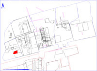 Shows location of spit 2DC217 in relation to the rest of Site 2