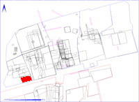 Shows location of spit 002DC00004 in relation to the rest of Site 2