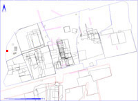 Shows location of buries soil 2DD56 in relation to the rest of Site 2