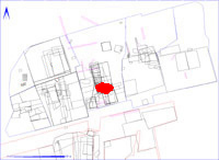 Shows location of spit 2CA104 in relation to the rest of Site 2