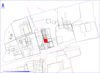 Shows location of spit 2CA319 in relation to the rest of Site 2