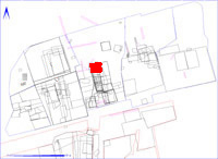 Shows location of spit 2CA45 in relation to the rest of Site 2