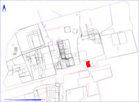 Shows location of layer 2CB121 in relation to the rest of Site 2