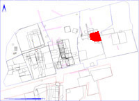 Shows location of spit 2CB2 in relation to the rest of Site 2