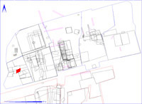 Shows location of spit 2DC171 in relation to the rest of Site 2