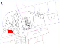 Shows location of spit 2DC5 in relation to the rest of Site 2