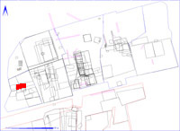 Shows location of spit 2DC68 in relation to the rest of Site 2