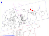 Shows location of spit 2M2 in relation to the rest of Site 2