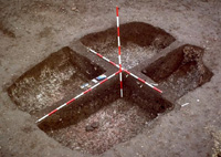 Grubenhaus 2CC1819 fully excavated