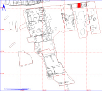 Shows location of spit 12AB457 in relation to the rest of Site 12