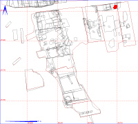 Shows location of spit 12AB695 in relation to the rest of Site 12