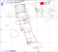 Shows location of spit 12AB696 in relation to the rest of Site 12