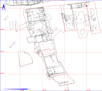 Shows location of spit 12AB821 in relation to the rest of Site 12