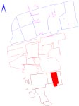 Location of Area 12AB in relation to the rest of the settlement
