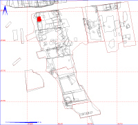 Shows location of spit 12AD8187 in relation to the rest of Site 12