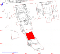 Shows location of spit 12AF122 in relation to the rest of Site 12