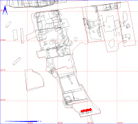 Shows location of spit 12AG54 in relation to the rest of Site 12