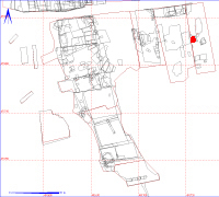 Shows location of spit 12AB744 in relation to the rest of Site 12