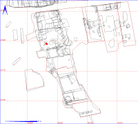 Shows location of spit 12AD5205 in relation to the rest of Site 12