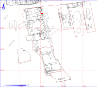 Shows location of spit 12AD540 in relation to the rest of Site 12