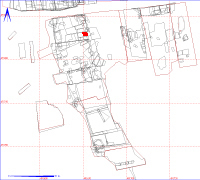 Shows location of spit 12AD601 in relation to the rest of Site 12