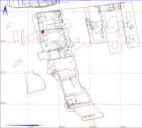 Shows location of spit 12AD8037 in relation to the rest of Site 12