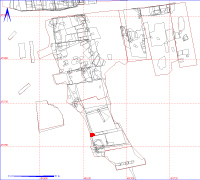 Shows location of spit 12AF100 in relation to the rest of Site 12